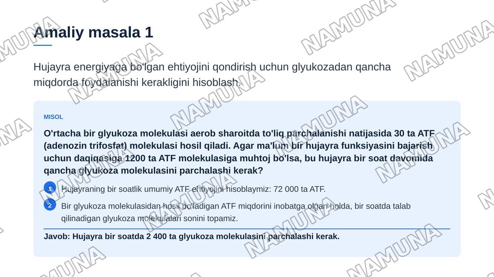 Organizmda asosiy energiya almashinuv tenglamasi va uni
tashkil etuvchilari — zamonaviy taqdimot, 4-slayd