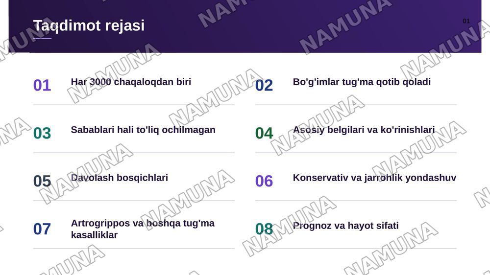 Artrogrippos kasalligi — zamonaviy taqdimot, 2-slayd
