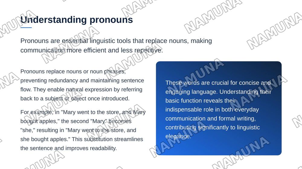 Pronouns. Classifications of pronouns — zamonaviy taqdimot, 3-slayd