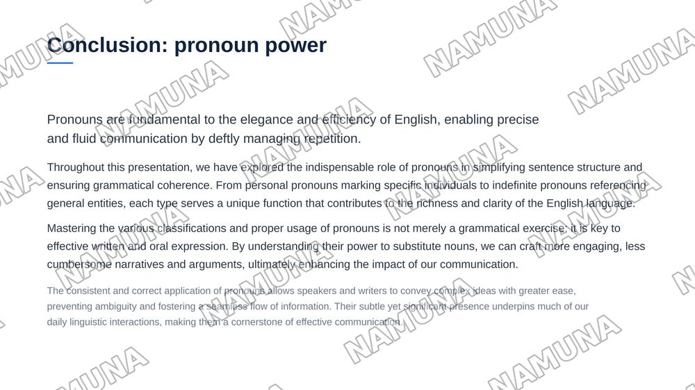 Pronouns. Classifications of pronouns — zamonaviy taqdimot, 7-slayd