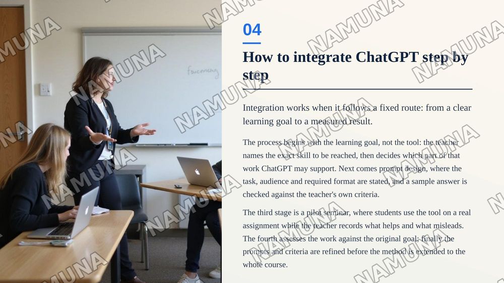 Using ChatGPT in Teaching and Learning — zamonaviy taqdimot, 5-slayd