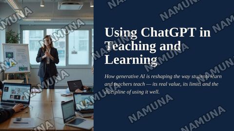 Using ChatGPT in Teaching and Learning — zamonaviy taqdimot