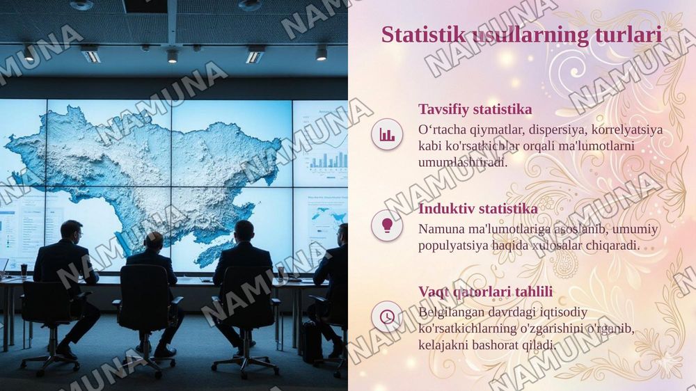 Iqtisodiy tadqiqotlarning o‘ziga xos usullari va ularni O‘zbekiston iqtisodiyotini tahlil qilishda qo‘llash. — taqdimot, 6-slayd