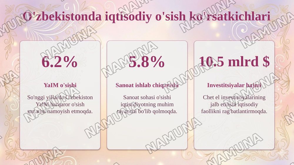 Iqtisodiy tadqiqotlarning o‘ziga xos usullari va ularni O‘zbekiston iqtisodiyotini tahlil qilishda qo‘llash. — taqdimot, 8-slayd