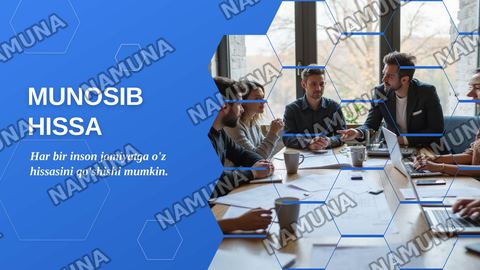 Munosib hissa — zamonaviy taqdimot