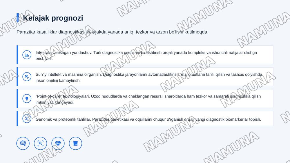 Parazitar kasalliklarning diagnostika usullari — zamonaviy taqdimot, 7-slayd