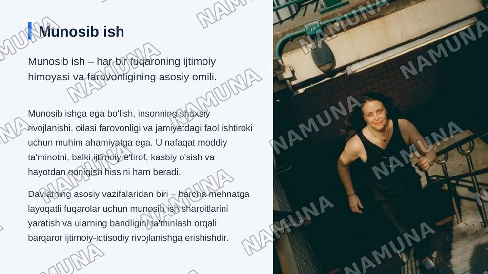 Ishga joylashtirish boyicha davlat kafolatlari — zamonaviy taqdimot, 3-slayd