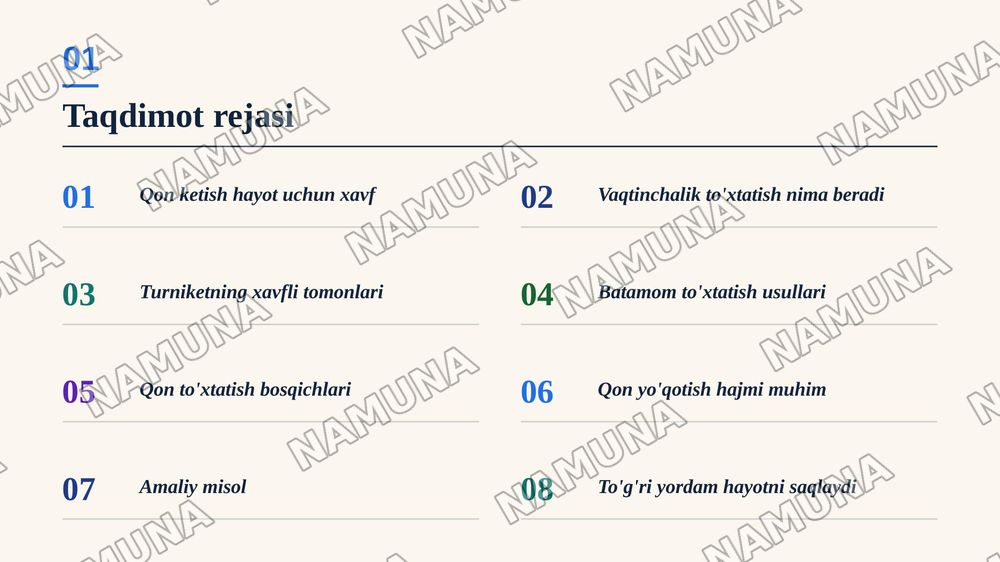 Qon ketishni vaqtincha va batamom to’xtatish usullari — zamonaviy taqdimot, 2-slayd