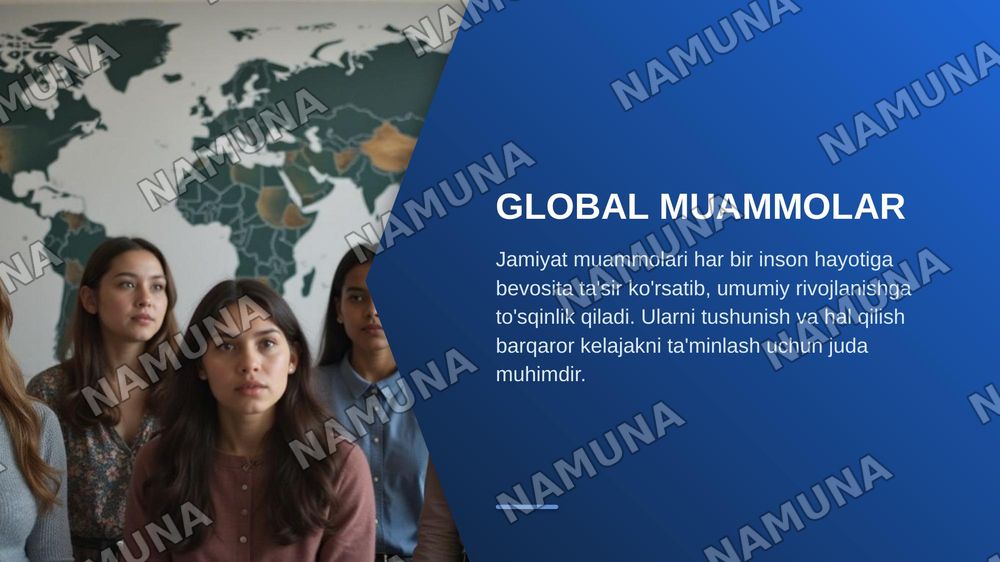 Jamiyat muammosi — zamonaviy taqdimot, 3-slayd
