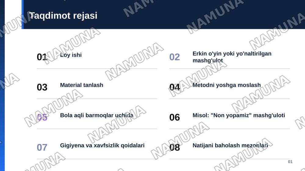Mavzu: Ilk yosh guruhida bolalarni loy ishiga oʻrgatish metodlari — zamonaviy taqdimot, 2-slayd