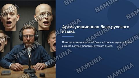 Артикуляционная база русского языка — zamonaviy taqdimot