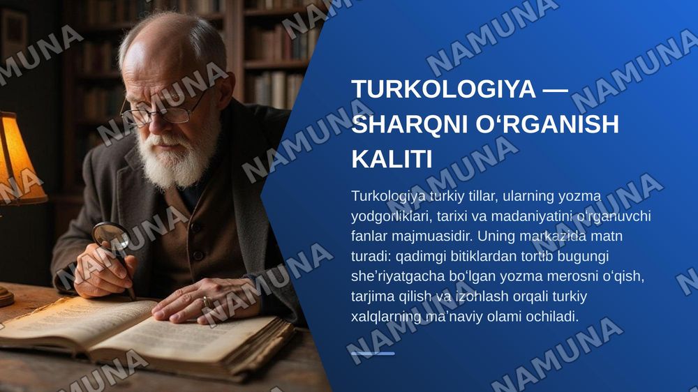 Rus turkologiyasining shakllanishi va Rossiyada oʻzbek tili masalalarining oʻrganilishi — zamonaviy taqdimot, 3-slayd