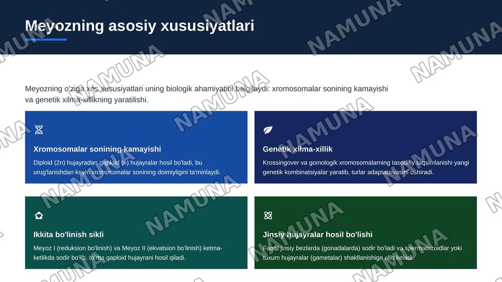 meyoz.uning biologik ahamiyati — zamonaviy taqdimot, 5-slayd