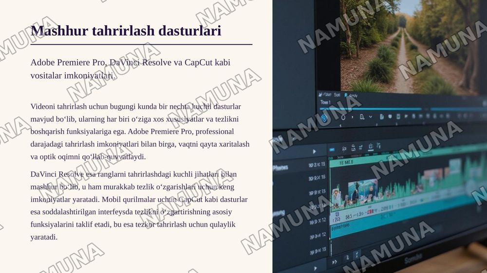 Videoklip tezligini oʻzgartirish va eksport qilish — zamonaviy taqdimot, 5-slayd