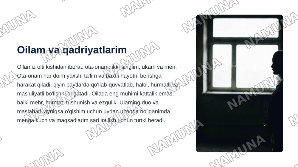 About my self — zamonaviy taqdimot, 4-slayd