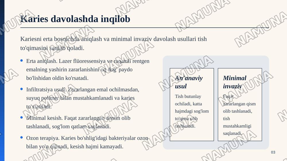 Zamonaviy terapevtik stomatologiyaning yutuqlari — zamonaviy taqdimot, 4-slayd