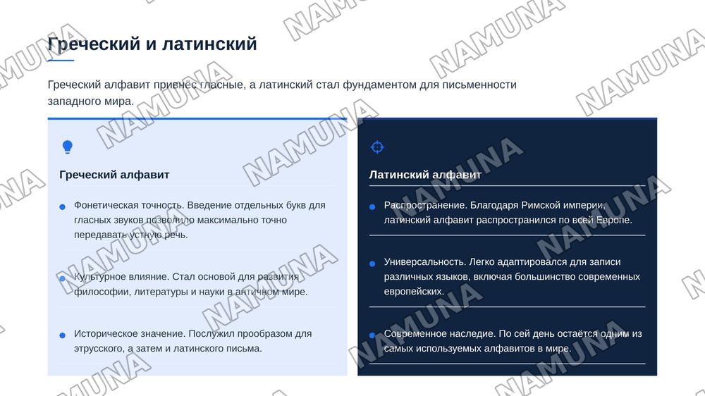 19. Этапы и формы развития начертательного письма — zamonaviy taqdimot, 8-slayd