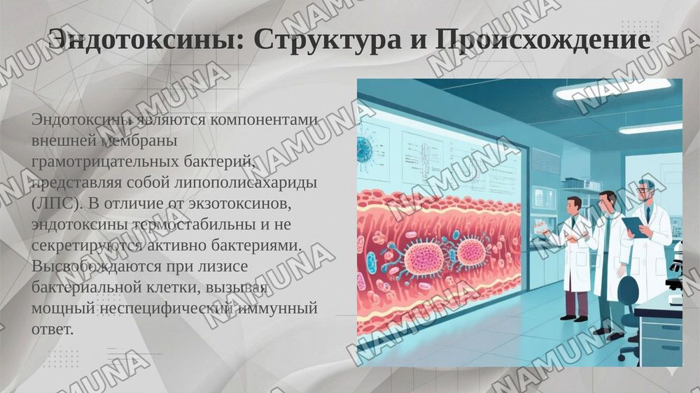 Экзотоксин и Эндотоксин. Понятие и значение в Микробиологии,Вирусологии и Иммунологии — taqdimot, 7-slayd