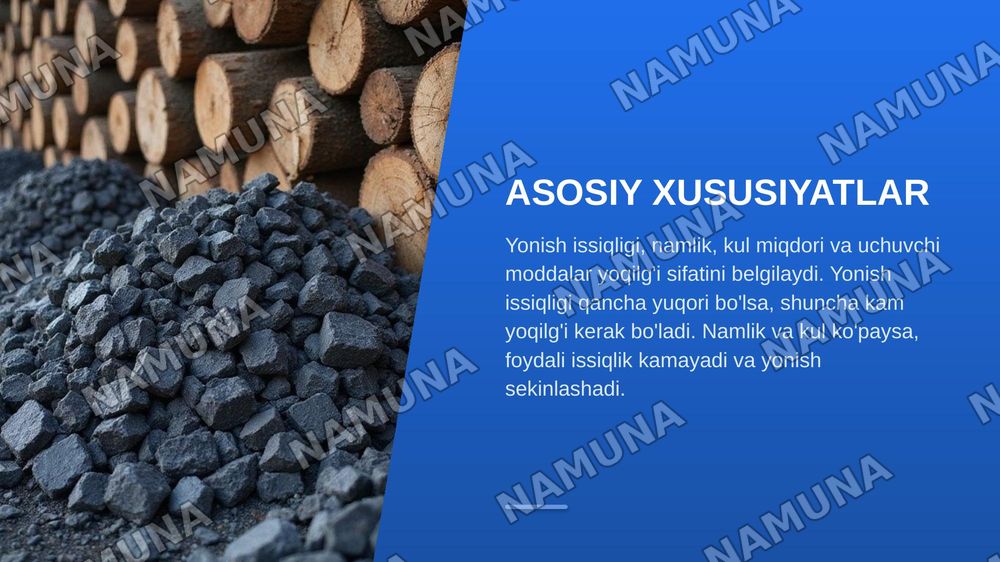 Yoqilg i va uning xususiyatlari — zamonaviy taqdimot, 5-slayd