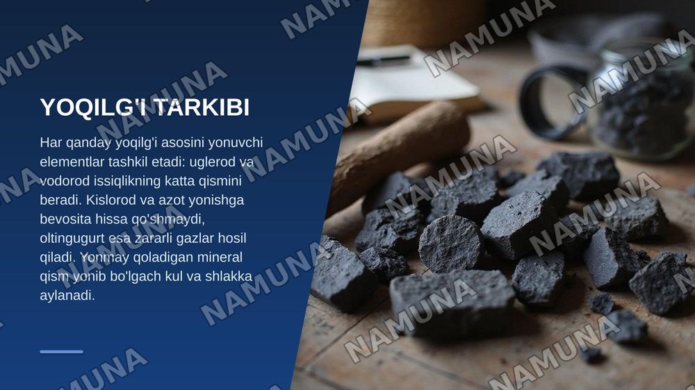 Yoqilg i va uning xususiyatlari — zamonaviy taqdimot, 7-slayd