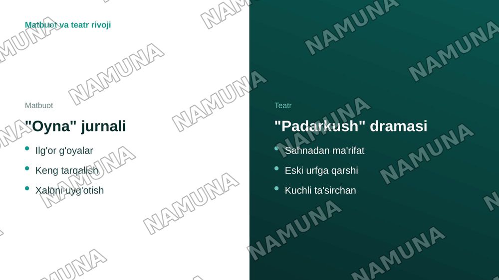Mahmudxoja behbudiy jadidchiligi — zamonaviy taqdimot, 8-slayd