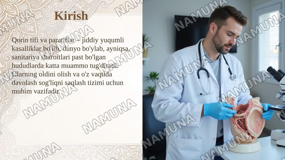 Qorin tifi. Paratiflar. Etiologiya, epidemiologiya, klinikasi, diagnostika, davolash, profilaktikasi — taqdimot, 3-slayd