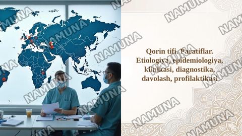 Qorin tifi. Paratiflar. Etiologiya, epidemiologiya, klinikasi, diagnostika, davolash, profilaktikasi — taqdimot