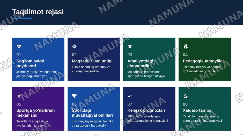 Jismoniy tarbiya va sport mashg‘ulotlarining o‘zaro aloqadorligi — zamonaviy taqdimot, 2-slayd