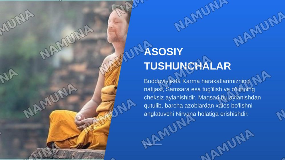 Buddaviylik — zamonaviy taqdimot, 7-slayd
