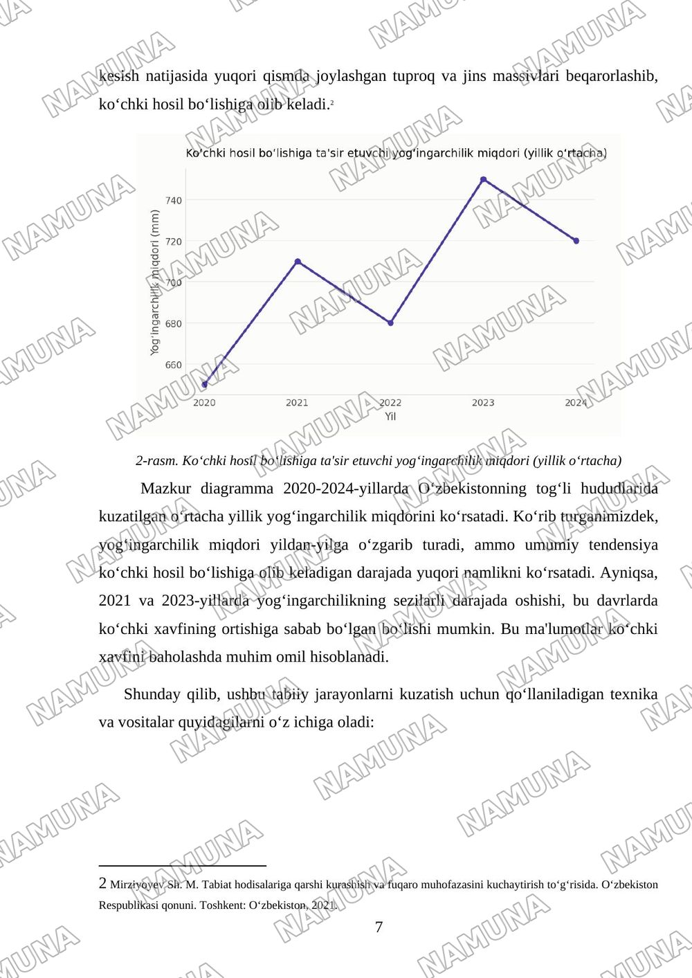 Koʻchkilar shakllanish shartlari va shakllanish sabablar .koʻchkilarni tasniflash va nazorat qilish choralari — mustaqil ish, 7-varaq