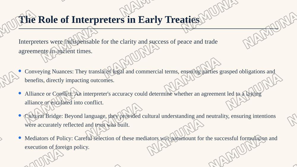 History of diplomatic interpreting — zamonaviy taqdimot, 4-slayd