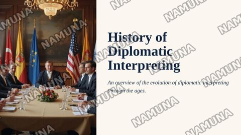 History of diplomatic interpreting — zamonaviy taqdimot