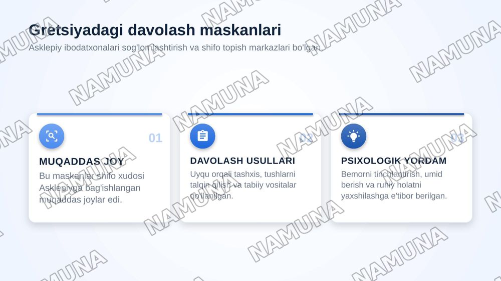 Rim va Gretsiyada davolashning qadimiy usullari — zamonaviy taqdimot, 5-slayd