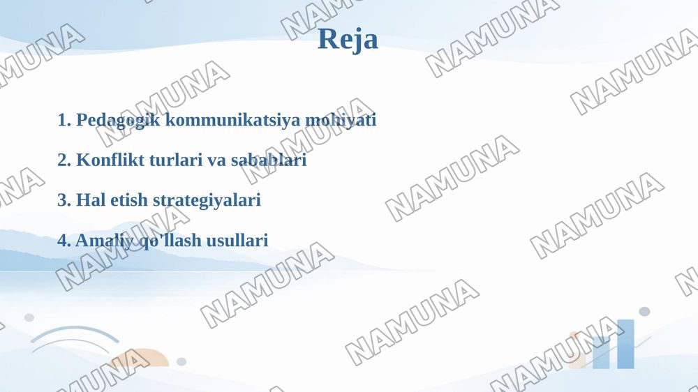 Pedagogik kommunikatsiya va konfliktlarni hal etish strategiyasi — taqdimot, 2-slayd