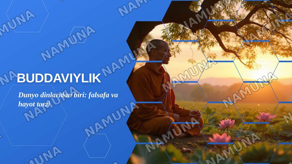 Buddaviylik — zamonaviy taqdimot, 1-slayd