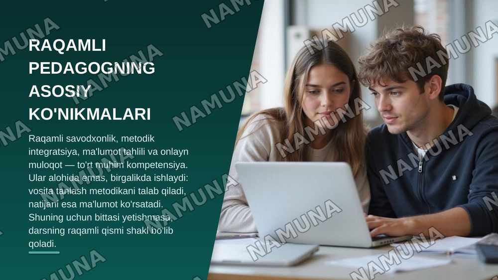 kelajak talimi : raqamli pedagog qanday bolishi kerak? — zamonaviy taqdimot, 5-slayd