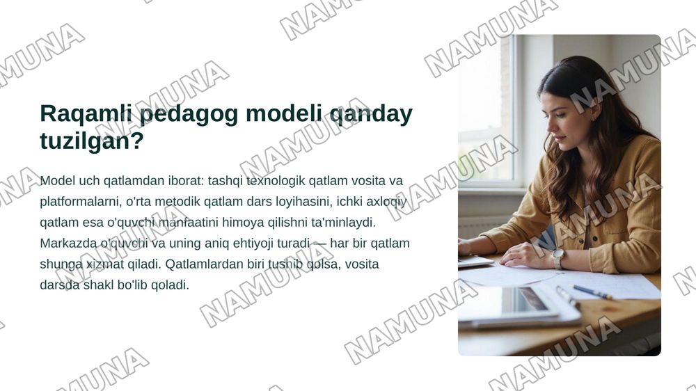 kelajak talimi : raqamli pedagog qanday bolishi kerak? — zamonaviy taqdimot, 7-slayd