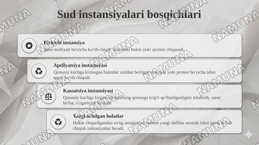 Jinoyat sudlari — taqdimot, 7-slayd