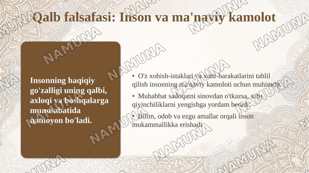 Alisher Navoiy falsafasi — taqdimot, 6-slayd
