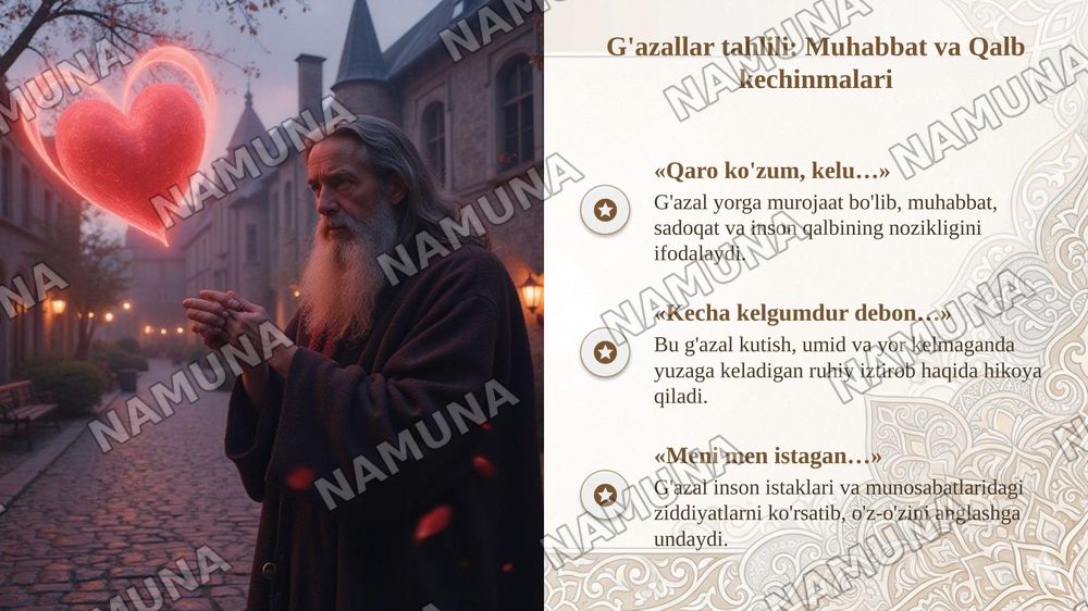 Alisher Navoiy falsafasi — taqdimot, 8-slayd