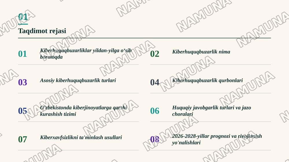 Internet tarmog‘ida amalga oshiriladigan huquqbuzarliklar va ularga qarshi kurashish — zamonaviy taqdimot, 2-slayd