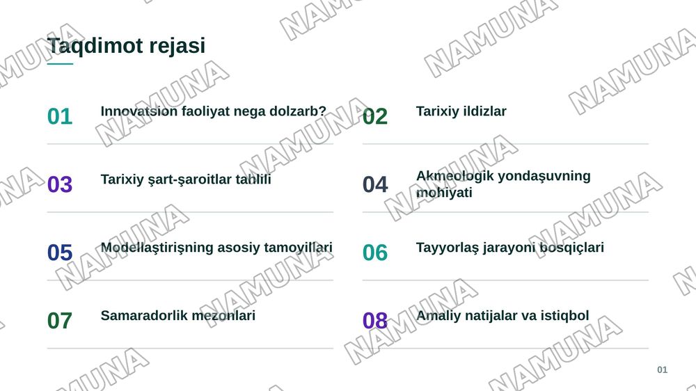 2-Mavzu: O‘qituvchilarni innovatsion faoliyatga tayyorlashning tarixiy pedagogik shart-sharoitlari. Akmeologik yondashuv asosida o‘qituvchining innovatsion faoliyatini modellashtirish. — zamonaviy taqdimot, 2-slayd
