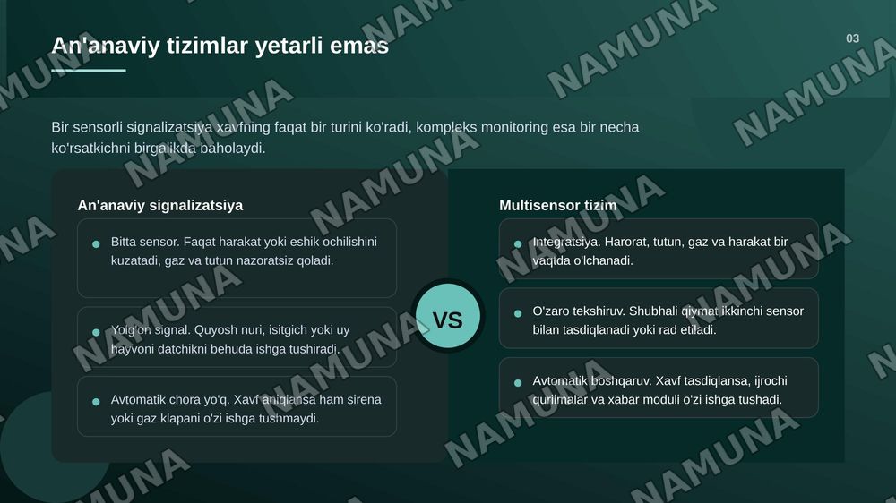Arduino UNO va multisensor texnologiyasi
asosida aqlli uy xavfsizligini kompleks monitoring
qilish tizimini ishlab chiqish. — zamonaviy taqdimot, 4-slayd