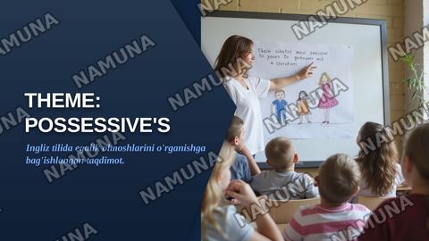 Theme: Possessive's — zamonaviy taqdimot