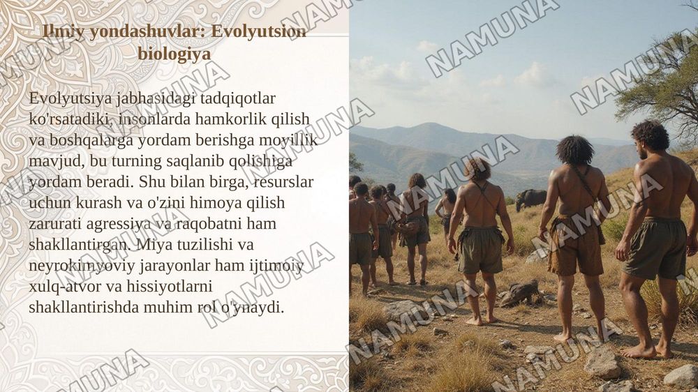 Inson tabiati: Inson asli yomonmi yoki yaxshi? — taqdimot, 6-slayd