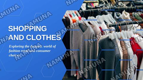 Shopping and clothes — zamonaviy taqdimot