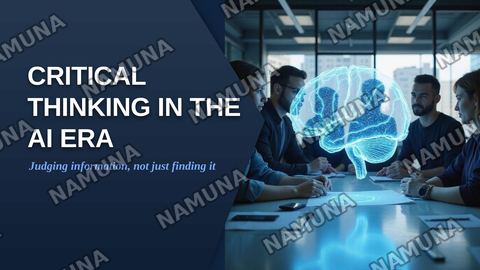 Critical Thinking in the AI Era — zamonaviy taqdimot