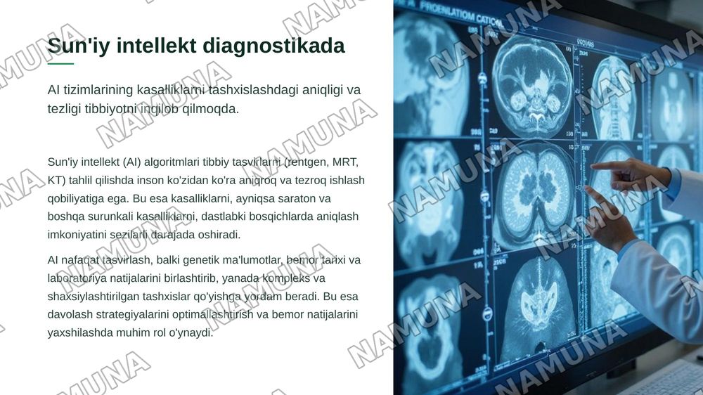 Diagnostika usullari va ularning innovatsion tibbiyotdagi ahamiyati.” — zamonaviy taqdimot, 7-slayd