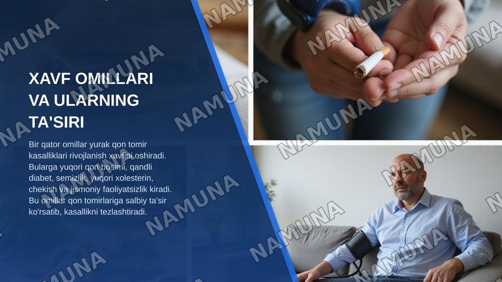 yurak qon tomir kasalliklari — zamonaviy taqdimot, 5-slayd