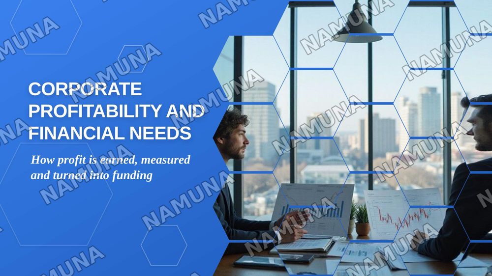 Corporate prfitabitaly and funancial needs
Vocabulary:Understanding terms connected with profit revenue and funding — zamonaviy taqdimot, 1-slayd